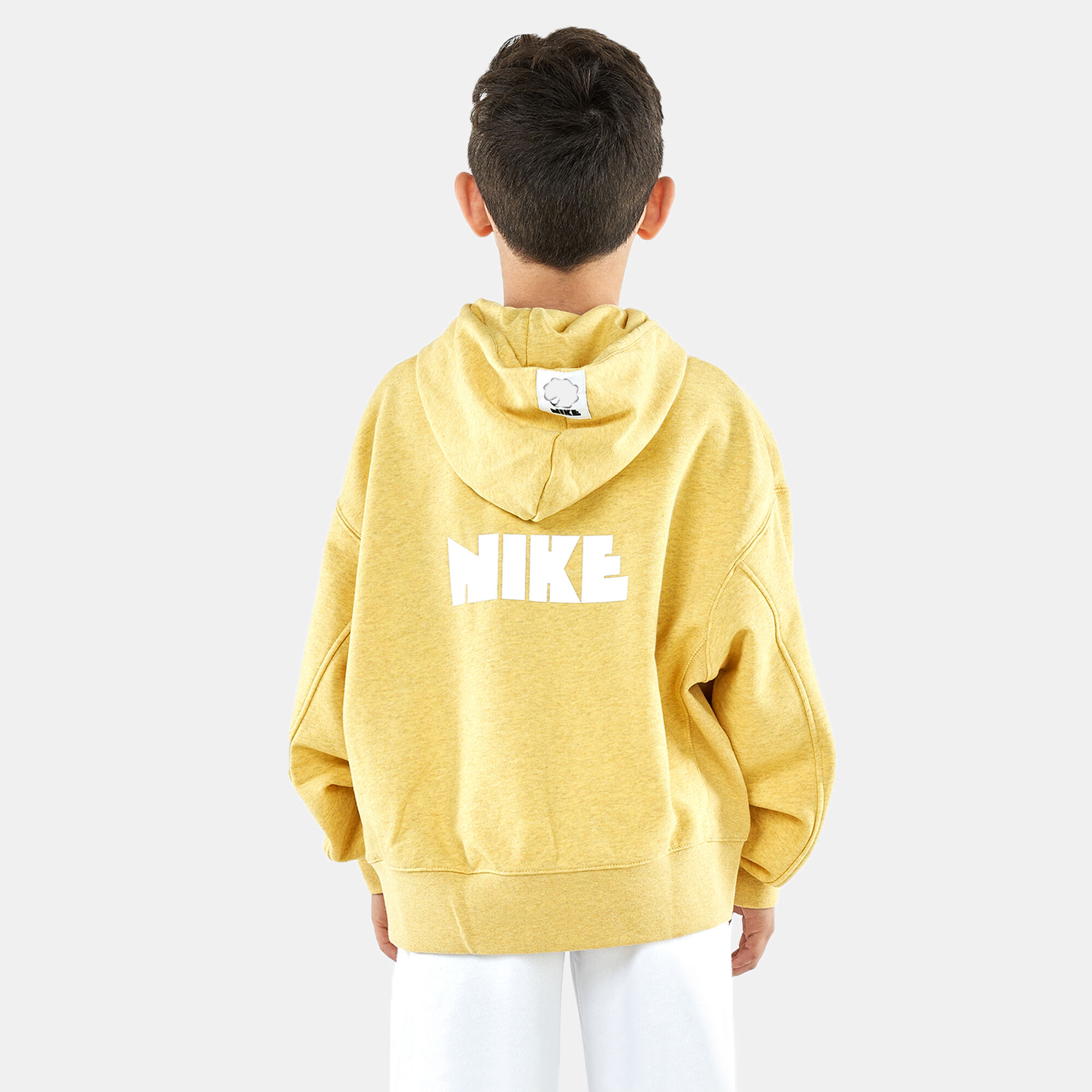 Yellow nike fleece hoodie cheap