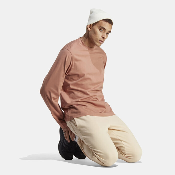 adidas Men's ALL SZN French Terry Pants Beige adidas Men's ALL SZN French Terry Pants Beige image number 2