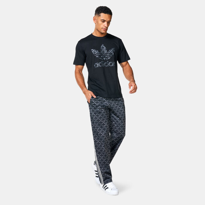adidas Originals Men's Classic Monogram Track Pants Black adidas Originals Men's Classic Monogram Track Pants Black image number 2