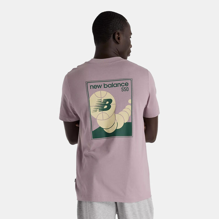 New Balance Men's New Balance 550 T-Shirt Purple New Balance Men's New Balance 550 T-Shirt Purple image number 1
