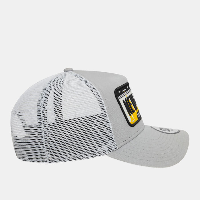 New Era Men's License Plate Trucker Cap Grey New Era Men's License Plate Trucker Cap Grey image number 5