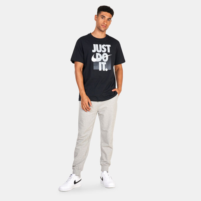 Nike Men's Sportswear Just Do It T-Shirt Black Nike Men's Sportswear Just Do It T-Shirt Black image number 2