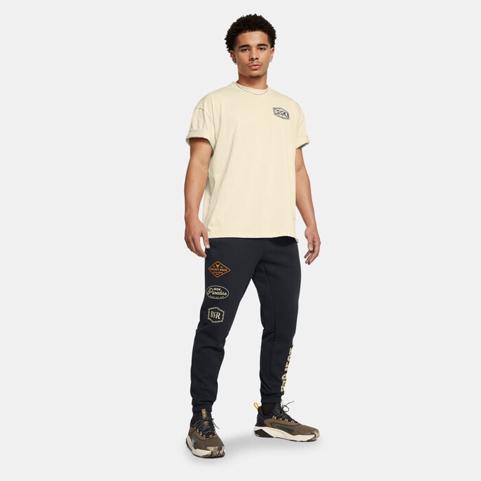 Under Armour Men's Project Rock Tools Of The Trade Training Pants Black Under Armour Men's Project Rock Tools Of The Trade Training Pants Black image number 2