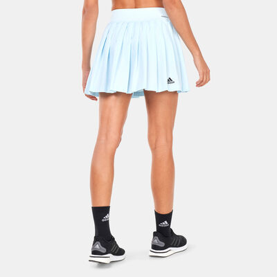 adidas Women's Club Tennis Pleated Skirt Blue