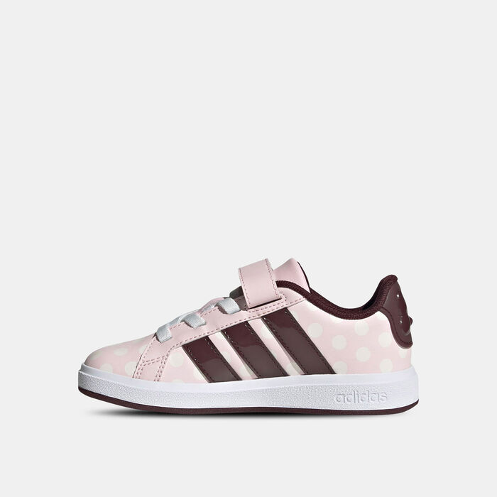 adidas Kids' Disney Minnie Mouse Grand Court Shoes Pink adidas Kids' Disney Minnie Mouse Grand Court Shoes Pink image number 2