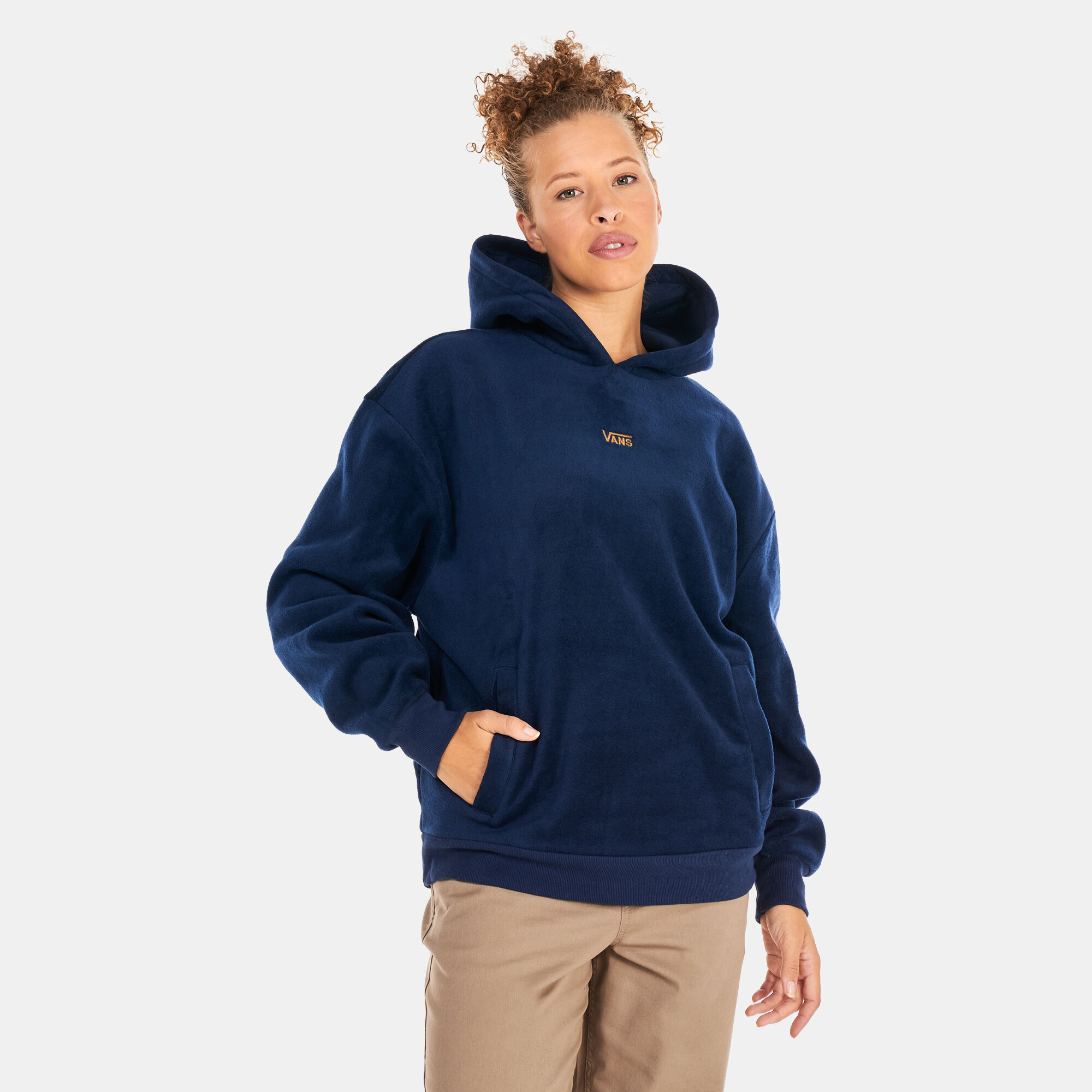 Vans hoodie womens shop navy