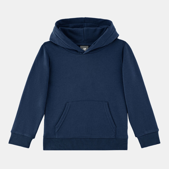New Balance Kids' Stacked Logo Hoodie Blue New Balance Kids' Stacked Logo Hoodie Blue image number 0