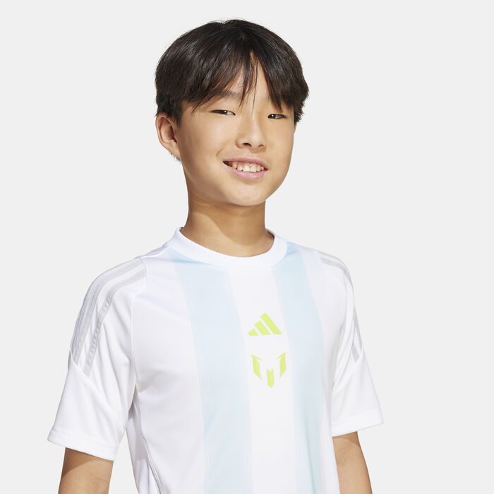 adidas Kids' Messi Training Jersey White adidas Kids' Messi Training Jersey White image number 3