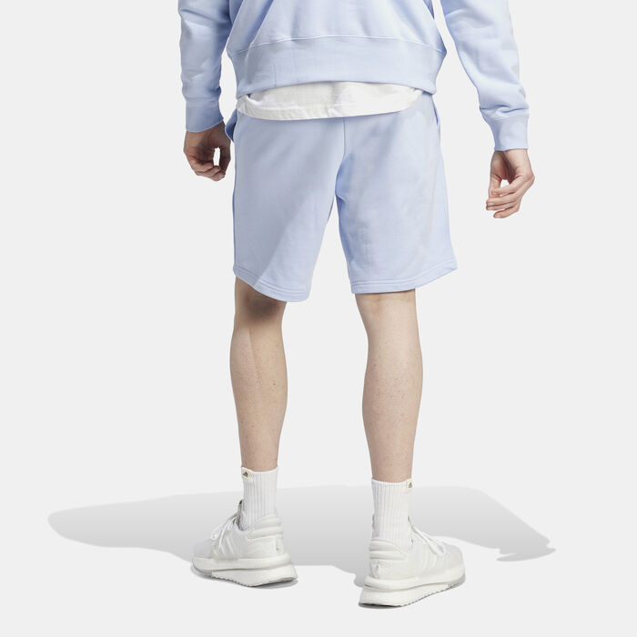 adidas Men's ALL SZN French Terry Shorts Blue adidas Men's ALL SZN French Terry Shorts Blue image number 1