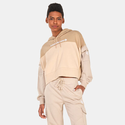 Converse Women's Fashion Crop Hoodie Multi-Color Converse Women's Fashion Crop Hoodie Multi-Color