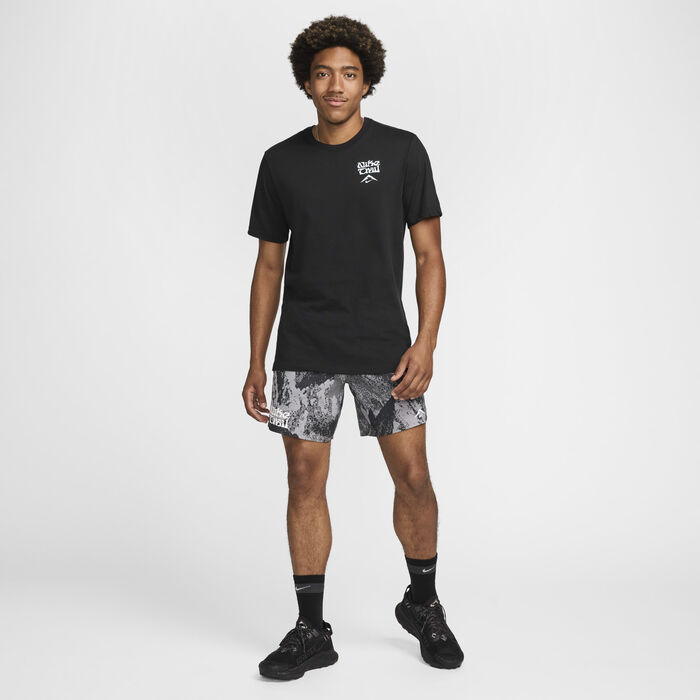 Nike Men's Dri-FIT Running T-Shirt Black Nike Men's Dri-FIT Running T-Shirt Black image number 4