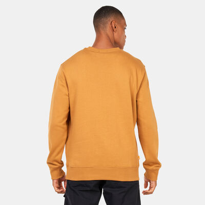 Timberland Men's Stack Logo Crew Sweatshirt yellow