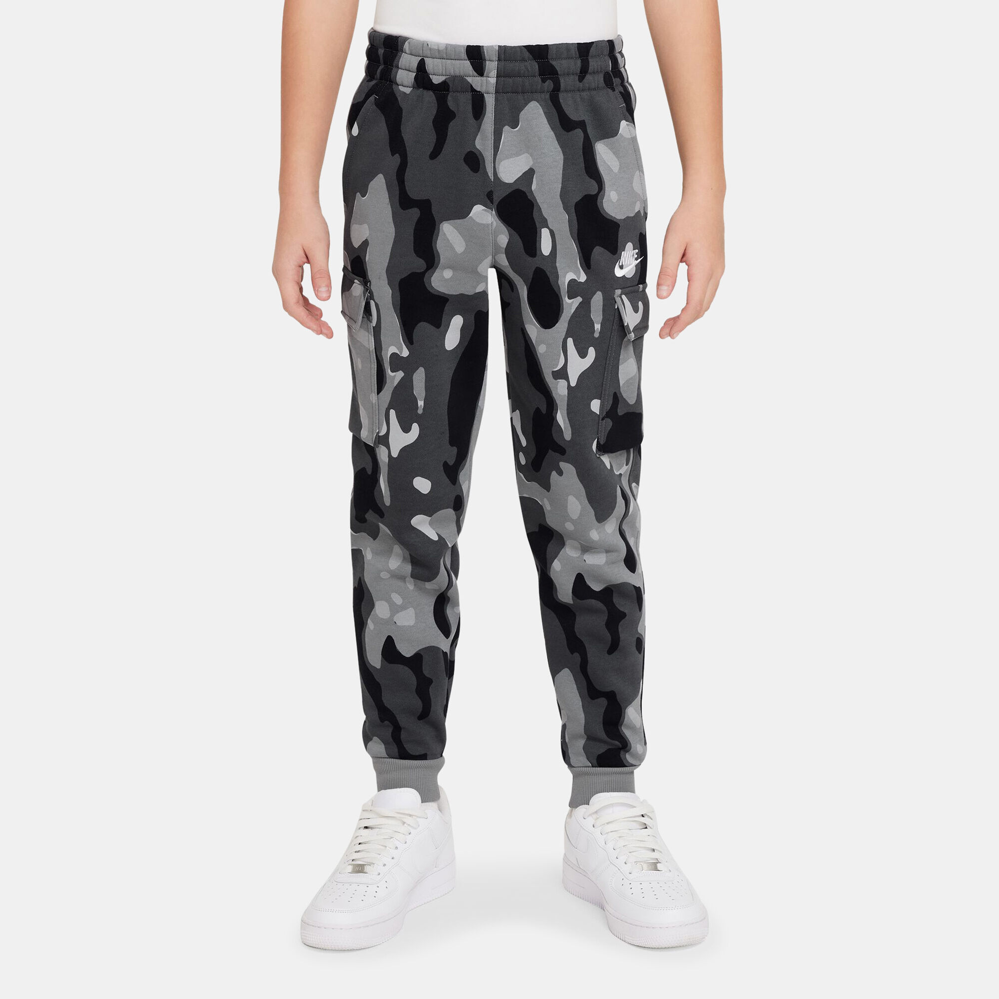 Kids Sportswear Club Camo Cargo Pants