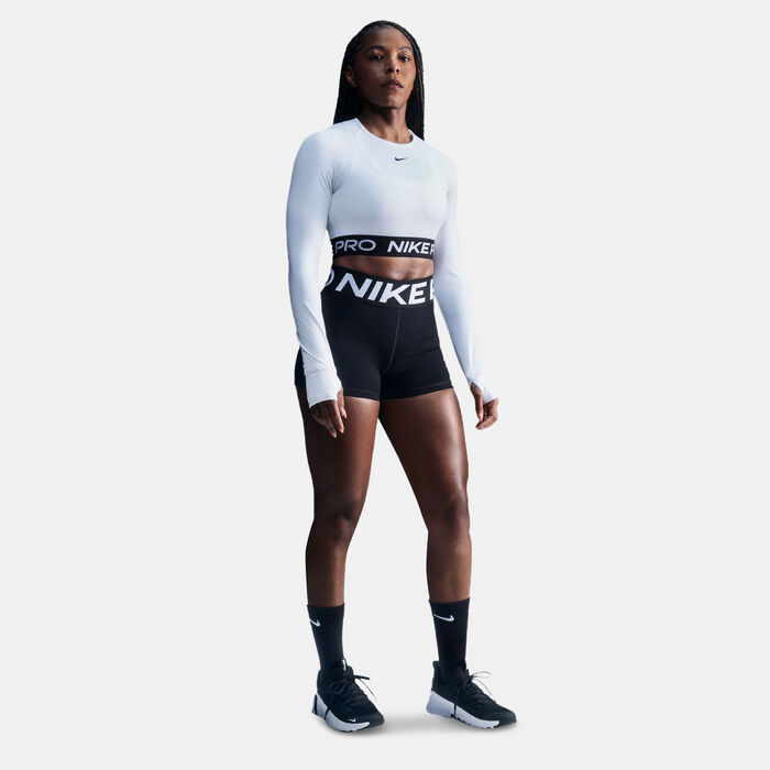 Nike Women's Pro Sculpt Dri-FIT Bike Shorts Black Nike Women's Pro Sculpt Dri-FIT Bike Shorts Black image number 2
