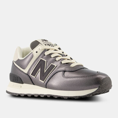 New Balance Women's 574 Shoes Mettalic