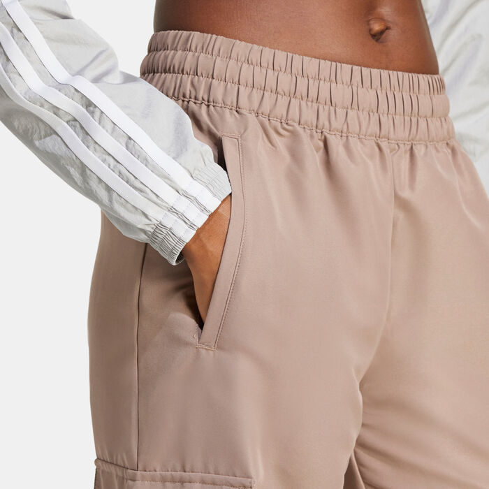 adidas Originals Women's Essentials Cargo Pants Brown adidas Originals Women's Essentials Cargo Pants Brown image number 3