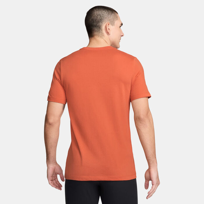 Nike Men's Dri-FIT Trail Running T-Shirt Orange Nike Men's Dri-FIT Trail Running T-Shirt Orange image number 1