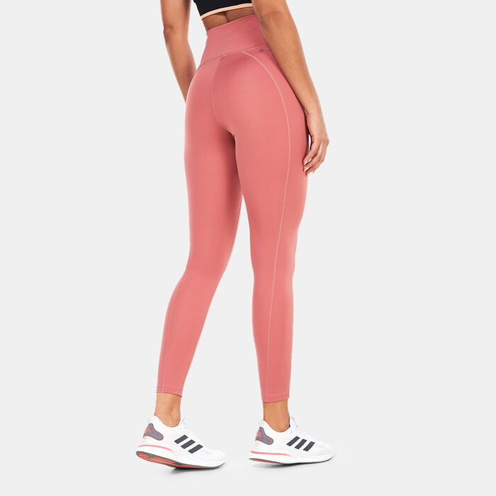 adidas Women's Running Essentials 7/8 Leggings Red adidas Women's Running Essentials 7/8 Leggings Red image number 1