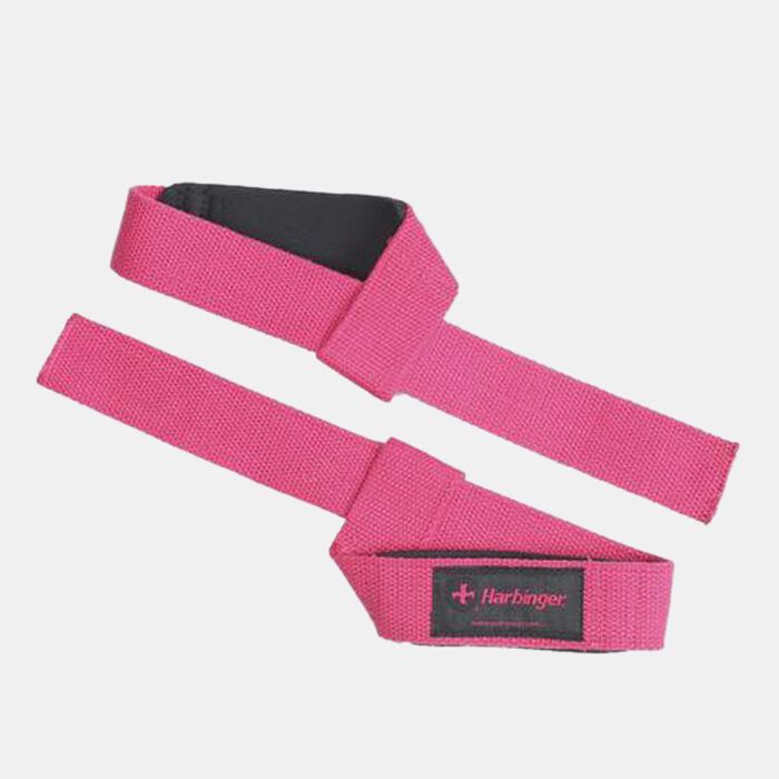 Harbinger Padded Cotton Lifting Straps Pink Harbinger Padded Cotton Lifting Straps Pink image number 0
