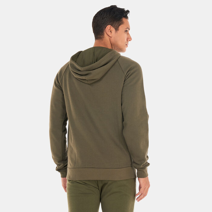 Under Armour Men's UA Rival Fleece 1/2 Zip Hoodie Green Under Armour Men's UA Rival Fleece 1/2 Zip Hoodie Green image number 1
