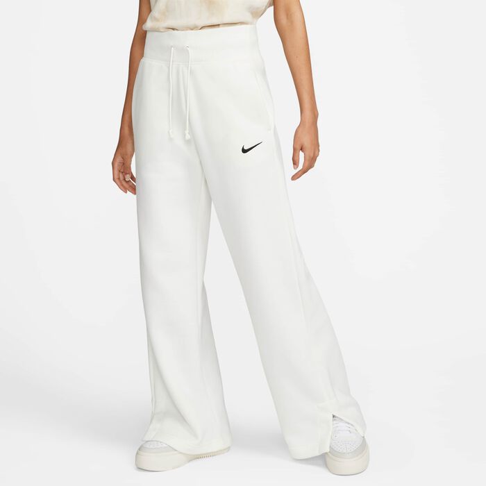 Nike Women's Sportswear Phoenix Fleece Wide-Leg Sweatpants Ivory Nike Women's Sportswear Phoenix Fleece Wide-Leg Sweatpants Ivory image number 0