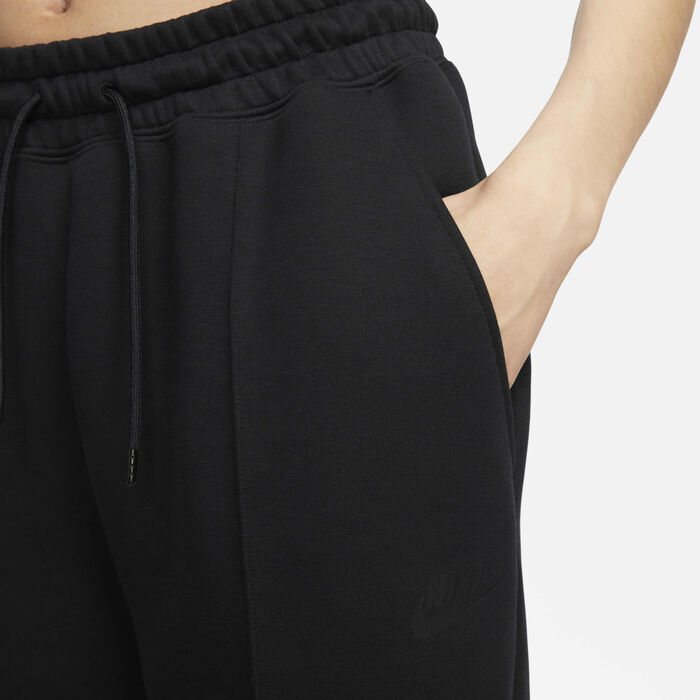 Nike Women's Sportswear Tech Fleece Mid-Rise Joggers Black Nike Women's Sportswear Tech Fleece Mid-Rise Joggers Black image number 3