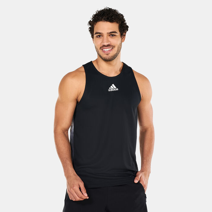 adidas Men's AEROREADY HIIT Graphic Training Tank Top adidas Men's AEROREADY HIIT Graphic Training Tank Top image number 0