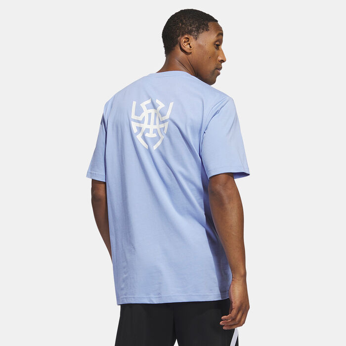 adidas Men's Donovan Mitchell Foundation T-Shirt Blue adidas Men's Donovan Mitchell Foundation T-Shirt Blue image number 1