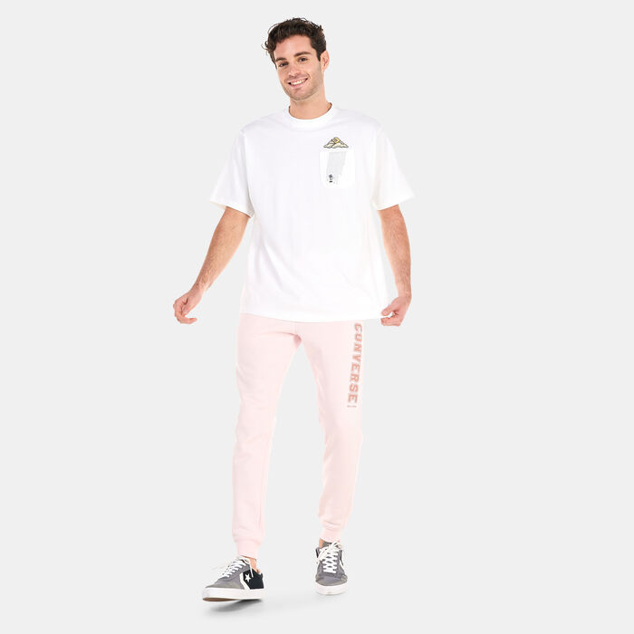 Converse Men's Cloud Pocket Graphic T-Shirt White Converse Men's Cloud Pocket Graphic T-Shirt White image number 2