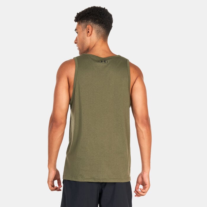 Under Armour Men's Sportstyle Logo Tank Top Green Under Armour Men's Sportstyle Logo Tank Top Green image number 1