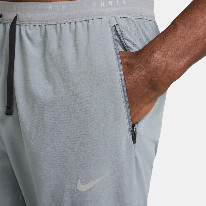 Nike Men's Stride Dri-FIT Woven Running Pants Grey image number 3