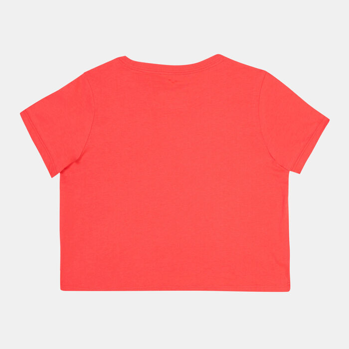Nike Kids' Sportswear Cropped Air T-Shirt Pink Nike Kids' Sportswear Cropped Air T-Shirt Pink image number 1