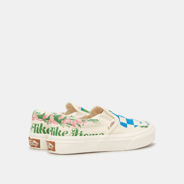 Vans Kids' Classic Slip-On Unisex Shoe Beige Vans Kids' Classic Slip-On Unisex Shoe Beige image number 2