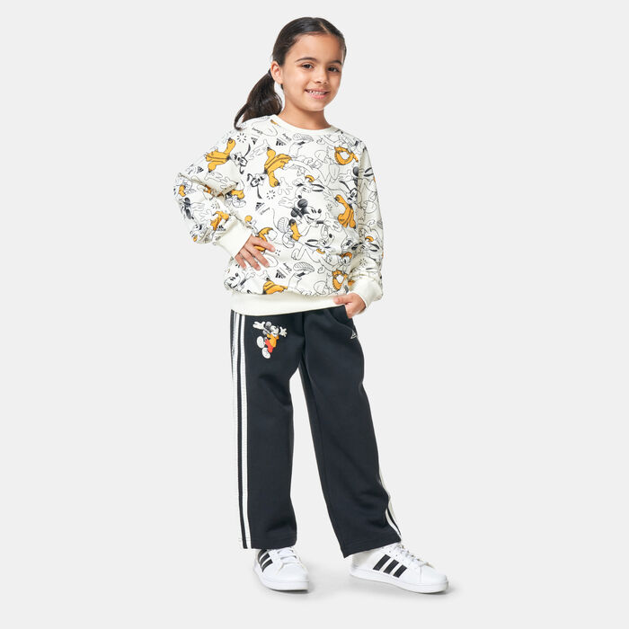adidas Kids' Disney Mickey Mouse Sweatshirt White adidas Kids' Disney Mickey Mouse Sweatshirt White image number 2