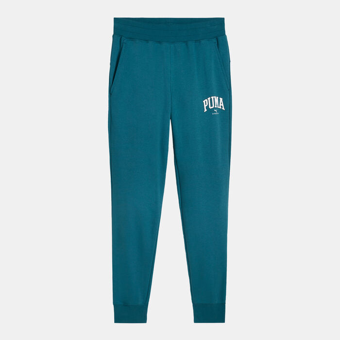 PUMA Men's Squad Logo Sweatpants Green image number 0
