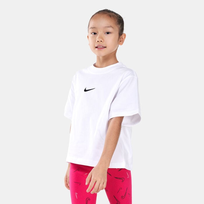 Nike Kids' Sportswear T-Shirt White Nike Kids' Sportswear T-Shirt White image number 0