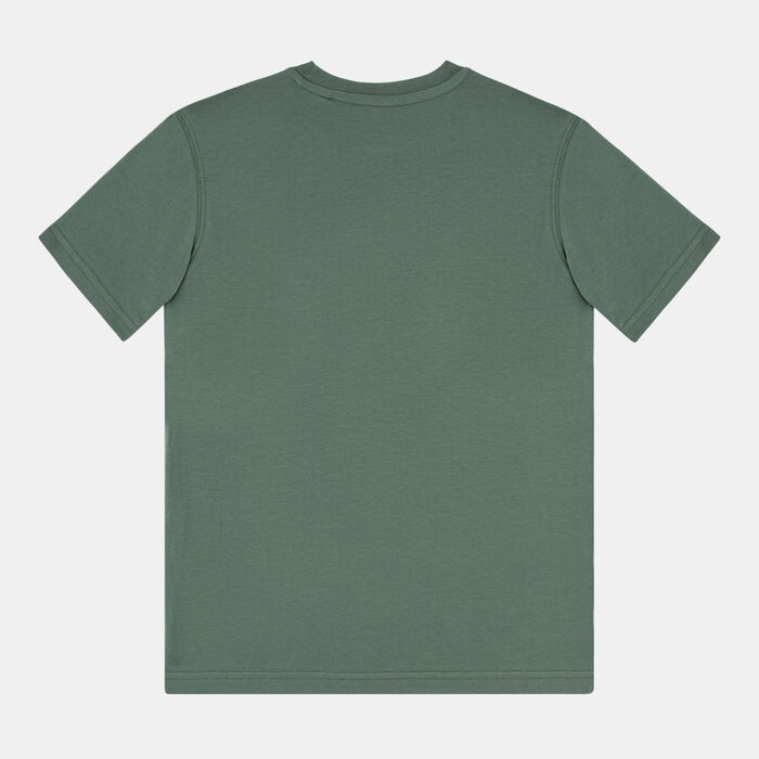 New Balance Kids' Jersey Stacked Logo T-Shirt Green New Balance Kids' Jersey Stacked Logo T-Shirt Green image number 1