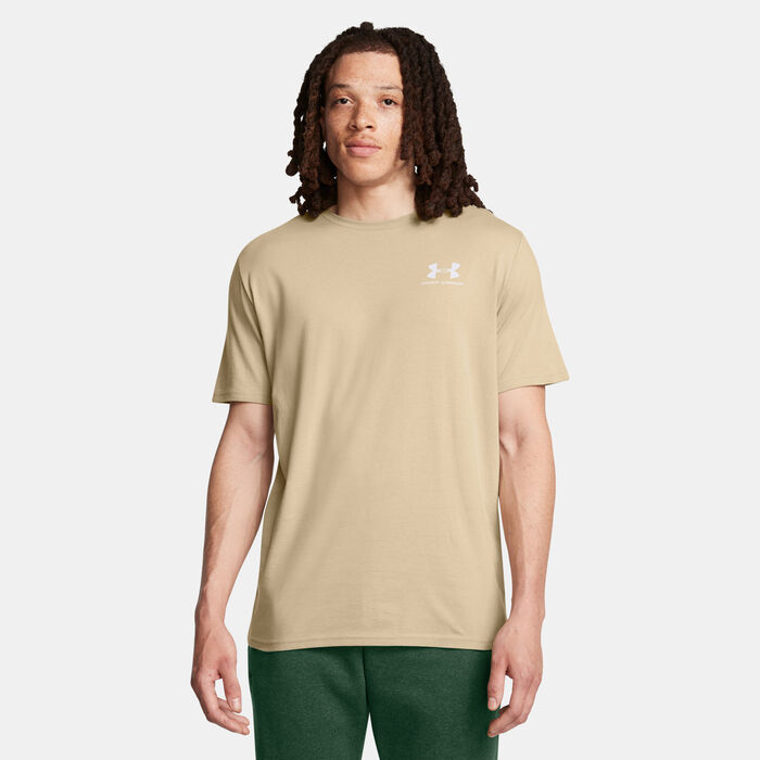 Under Armour Men's Sportstyle Left Chest Logo T-Shirt Beige Under Armour Men's Sportstyle Left Chest Logo T-Shirt Beige image number 0