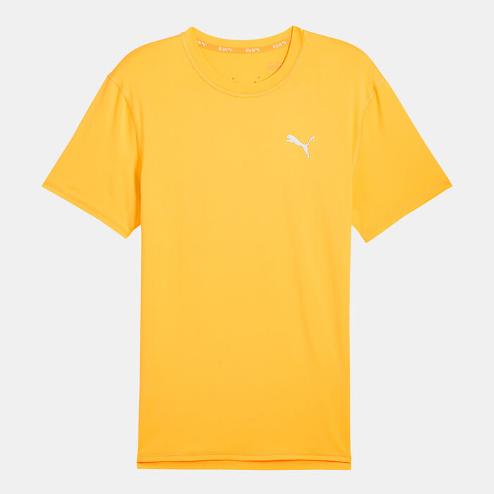 PUMA Men's Run Cloudspun Running T-Shirt yellow PUMA Men's Run Cloudspun Running T-Shirt yellow image number 0