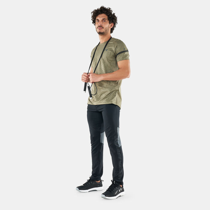 Under Armour Men's UA Rush 2.0 Emboss T-Shirt Green Under Armour Men's UA Rush 2.0 Emboss T-Shirt Green image number 2