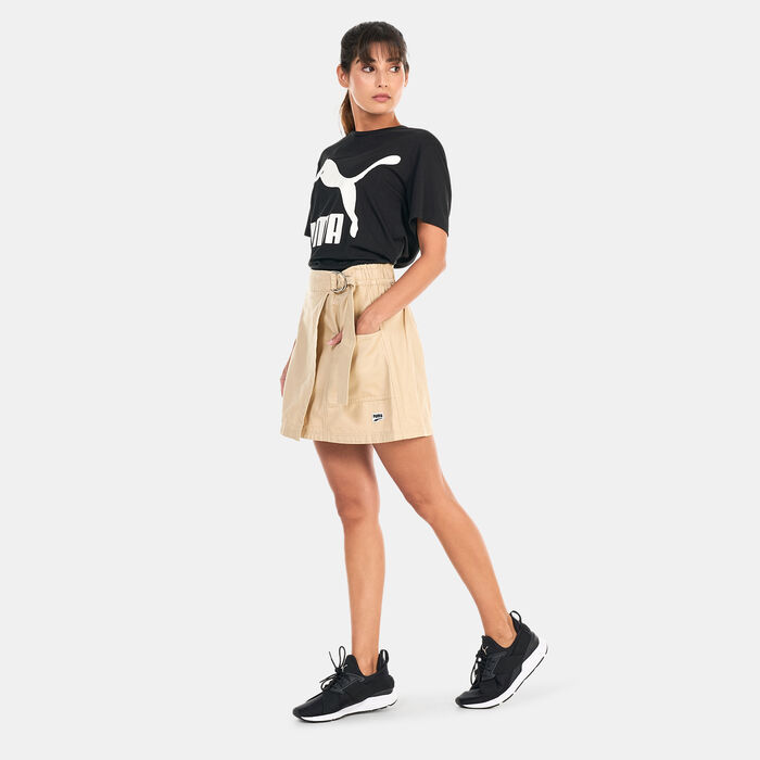 PUMA Women's Downtown Skirt Beige image number 2