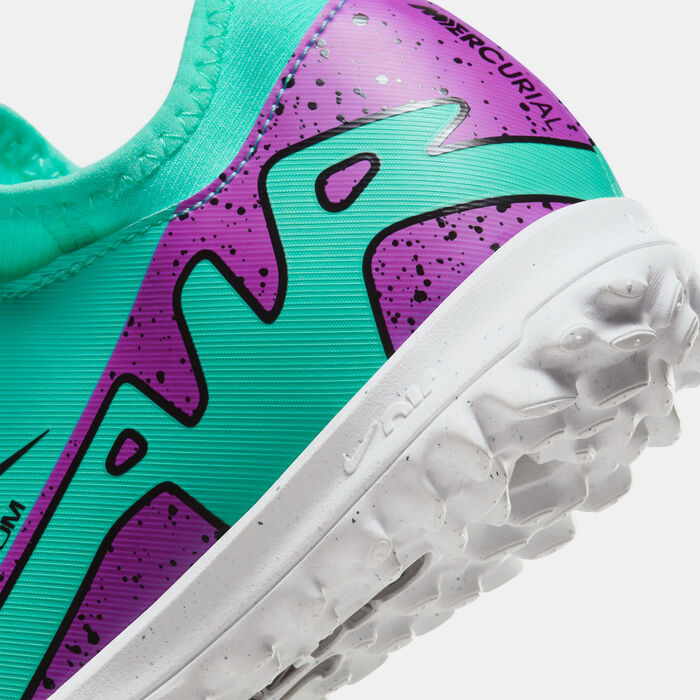 Nike Kids' Mercurial Vapor 15 Academy Turf Football Shoes (Younger and Older Kids) Green image number 4