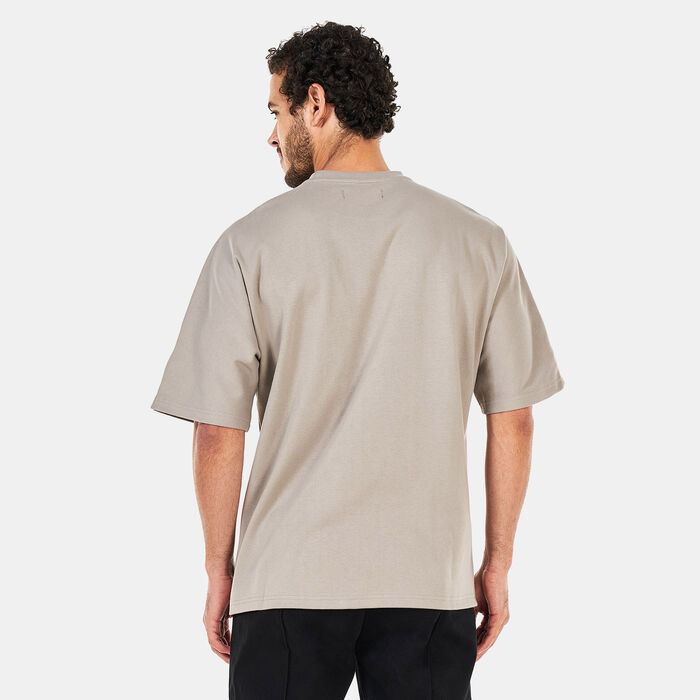 Tee Library Men's Oversized T-Shirt Beige image number 1