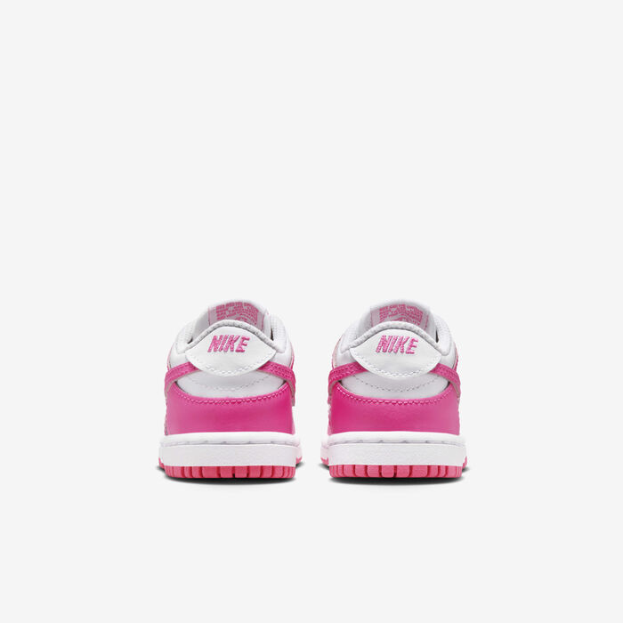 Nike Kids' Dunk Low Shoes Pink Nike Kids' Dunk Low Shoes Pink image number 5