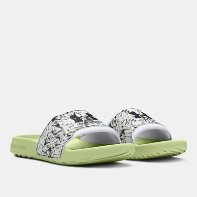 Under Armour Women's Ignite Select Graphic Slides Green Under Armour Women's Ignite Select Graphic Slides Green