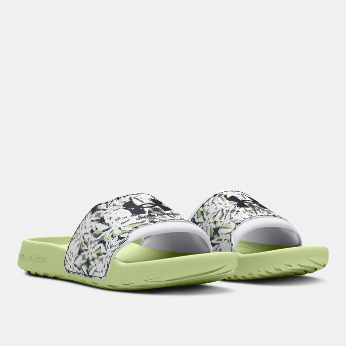 Under Armour Women's Ignite Select Graphic Slides Green Under Armour Women's Ignite Select Graphic Slides Green image number 1