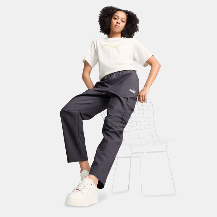 PUMA Women's HER Graphic T-Shirt Grey image number 2