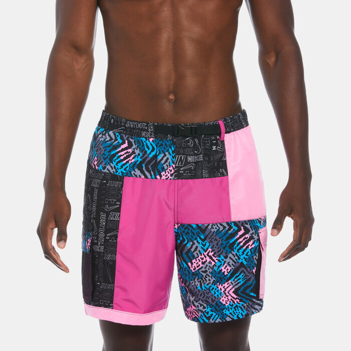 Nike Swim Men's Volley Swimming Shorts Multi-Color Nike Swim Men's Volley Swimming Shorts Multi-Color image number 0
