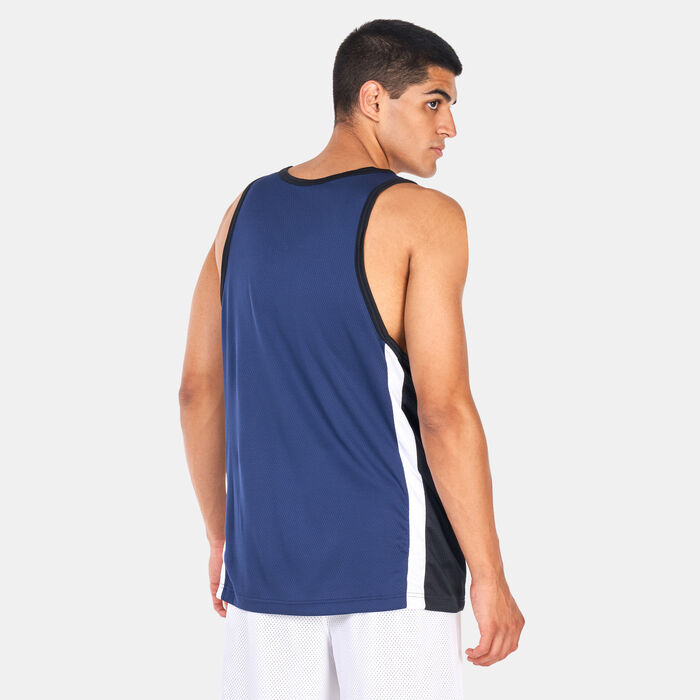 Nike Men's Icon Dri-FIT Basketball Jersey Blue image number 1