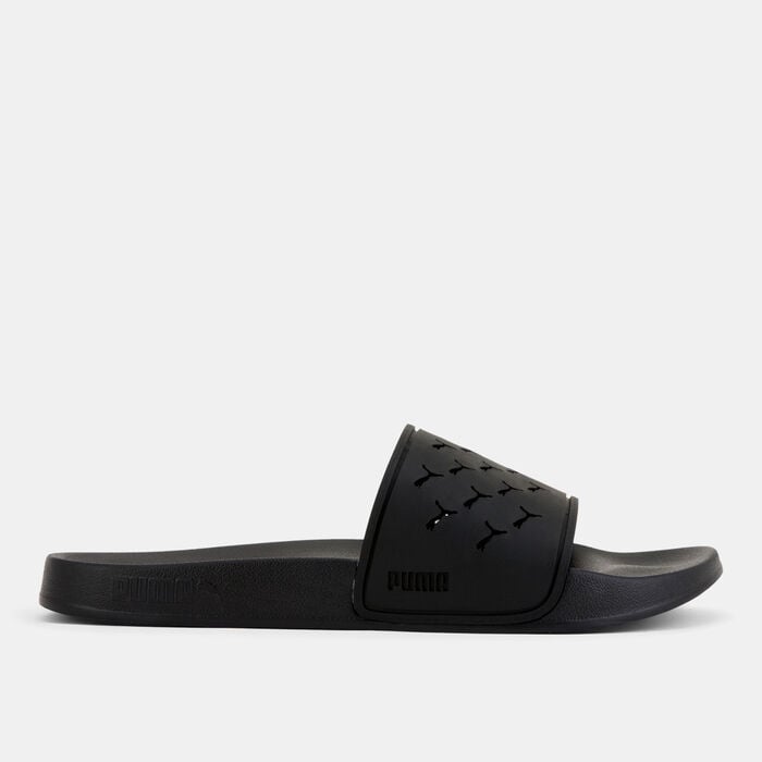 PUMA Leadcat 2.0 Cut Out Slides Black PUMA Leadcat 2.0 Cut Out Slides Black image number 1